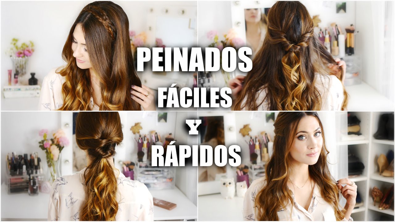 RIZOS/ONDAS F&Aacute;CILES | 3 PEINADOS F&Aacute;CILES Y R&Aacute;PIDOS | Lizy P