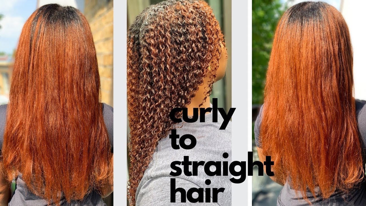 I STRAIGHTEN MY HAIR | 1st time in almost 3YRS | Natural Hair Journey