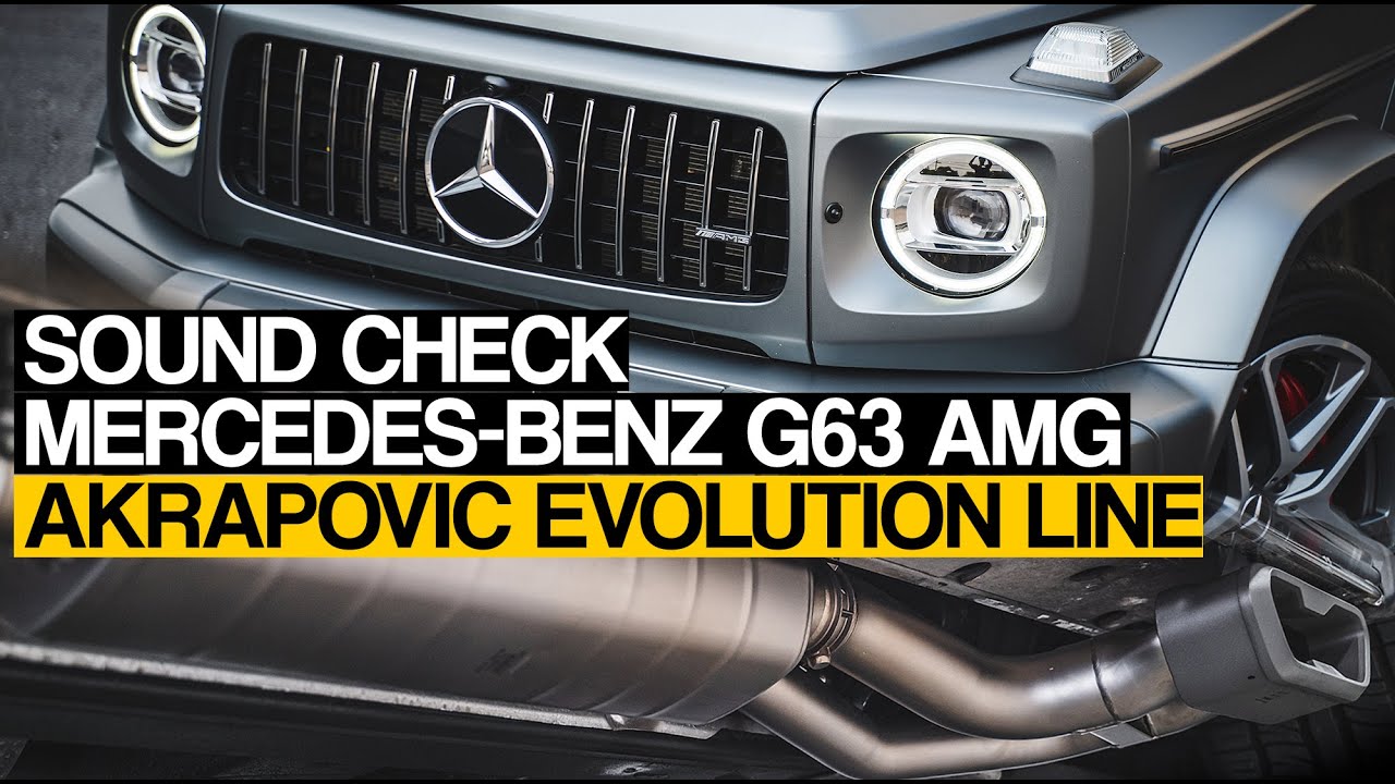 [SOUND CHECK] G63 AMG Installs Akrapovic Exhaust - REVS & DRIVING !