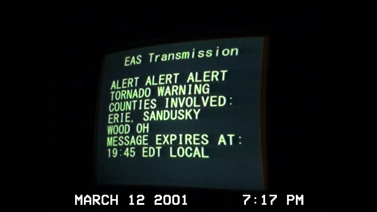EAS Tornado Warning Anomaly (March 2001) #analoghorror