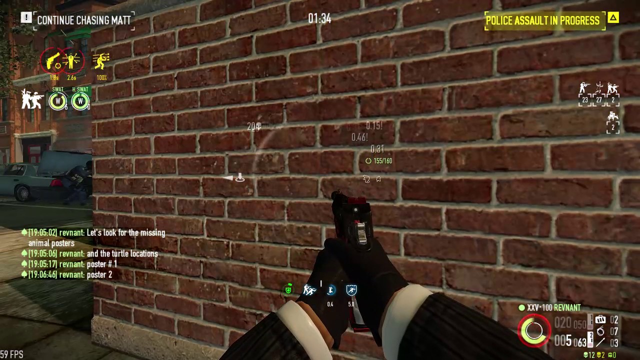 Payday 2 - Heat Street - Poster (Zookeeper) and Turtle Locations (Not So Fast) - Part 1