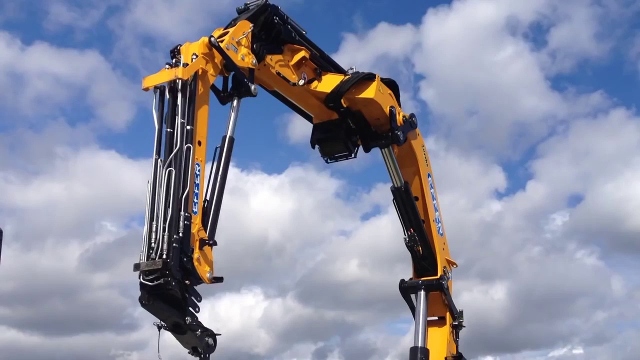 Folding and Effer 525 6S + JIB 6S in ONE movement !