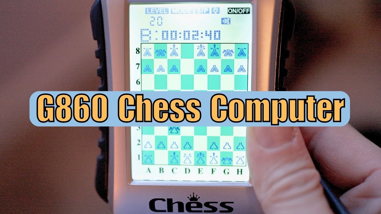 G860 Chess Computer On The Go