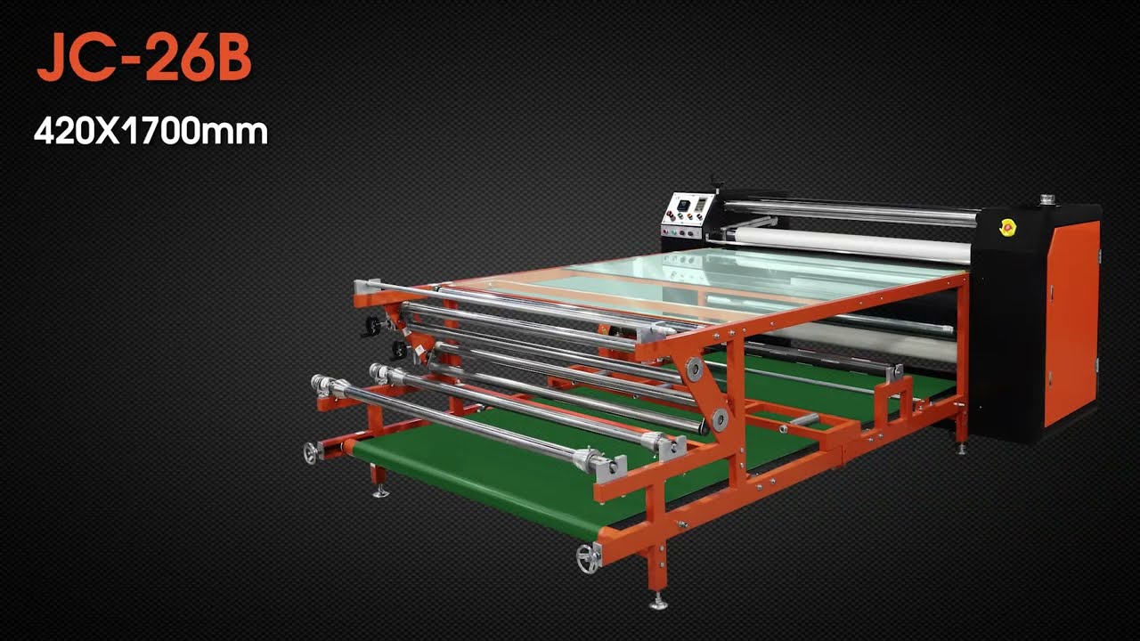 JC 26B 420X1700 Rotary Heat Press #heatpress  #calandra #thermal #sublimation