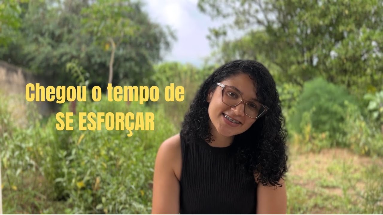É TEMPO DE ESFORÇO - Deus nos chama para nos esforçarmos!