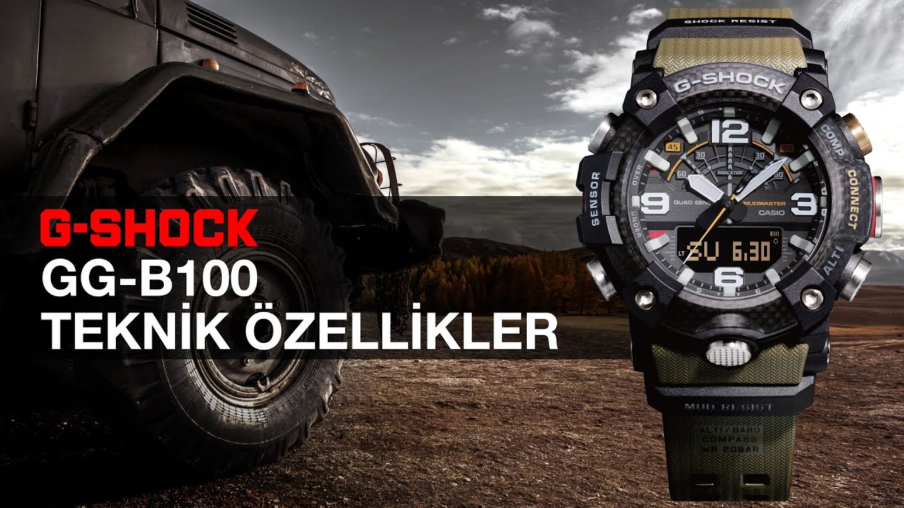 Casio G-Shock GG-B100 Teknik Özellikler