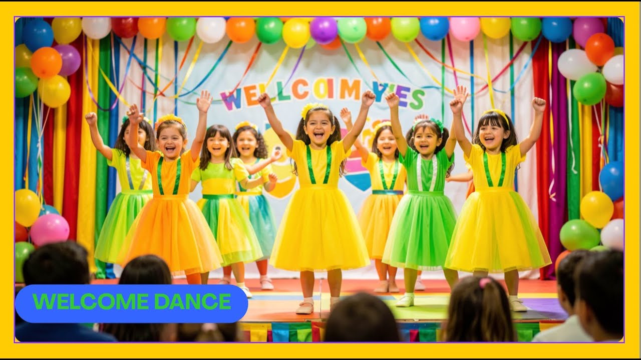 Welcome Dance | Silver Leaf Pre School | Annual Day Celebration 🌼💃🕺