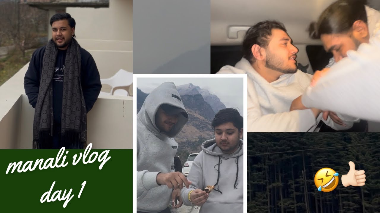 Manali Vlog New Year 2026 | Crazy Friends Trip in Snowfall 😂 | Day 1