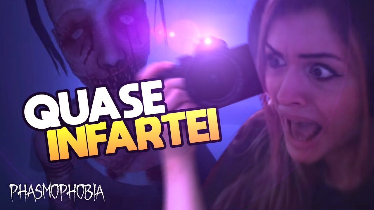 UM ESPÍRITO ME ATACOU! | Phasmophobia (ft. Wanessa Wolf)