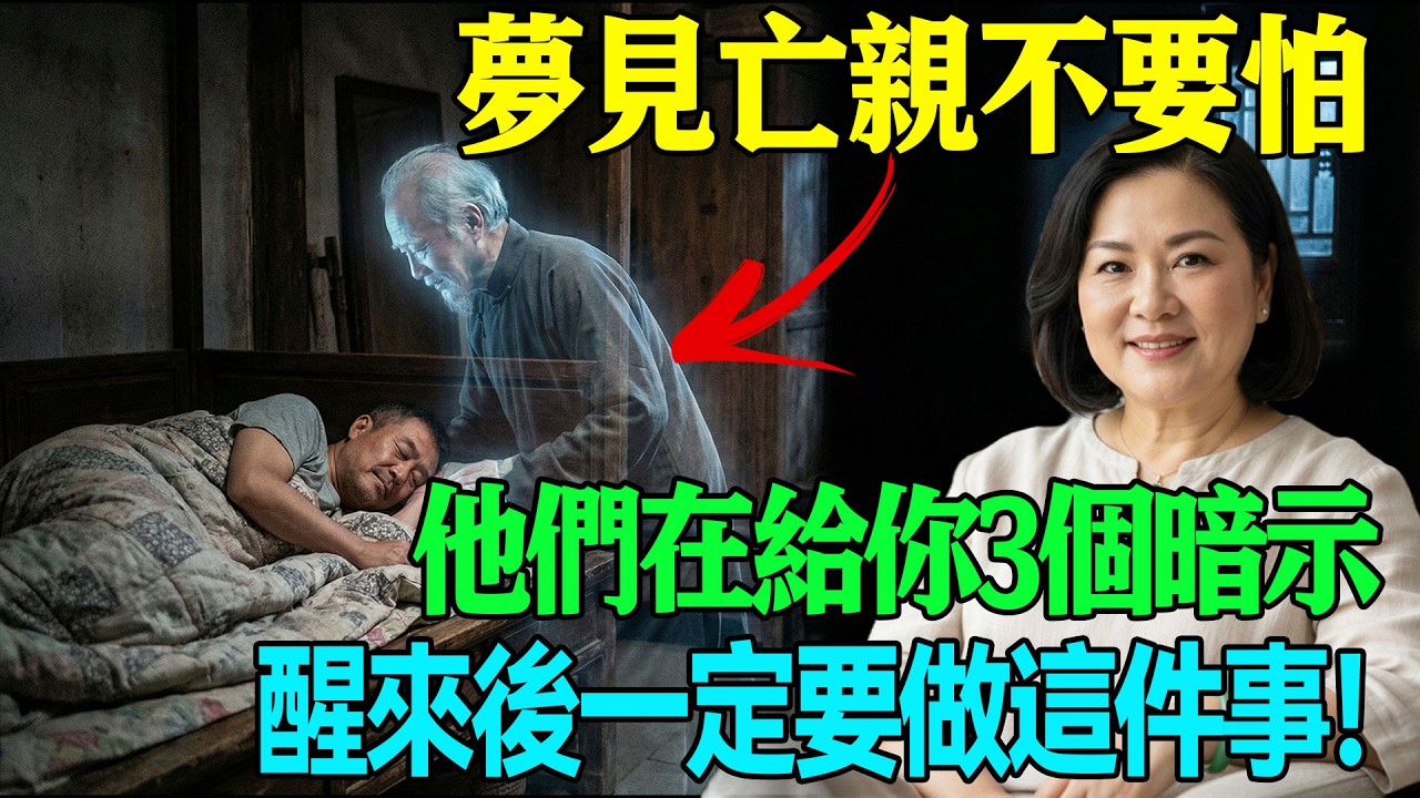 經常夢見「去世的親人」？那是他們在向你傳遞這3個「信號」！千萬別只當作是夢，醒來後一定要做這件事！#托夢 #夢見親人 #風水玄學 #化解噩夢