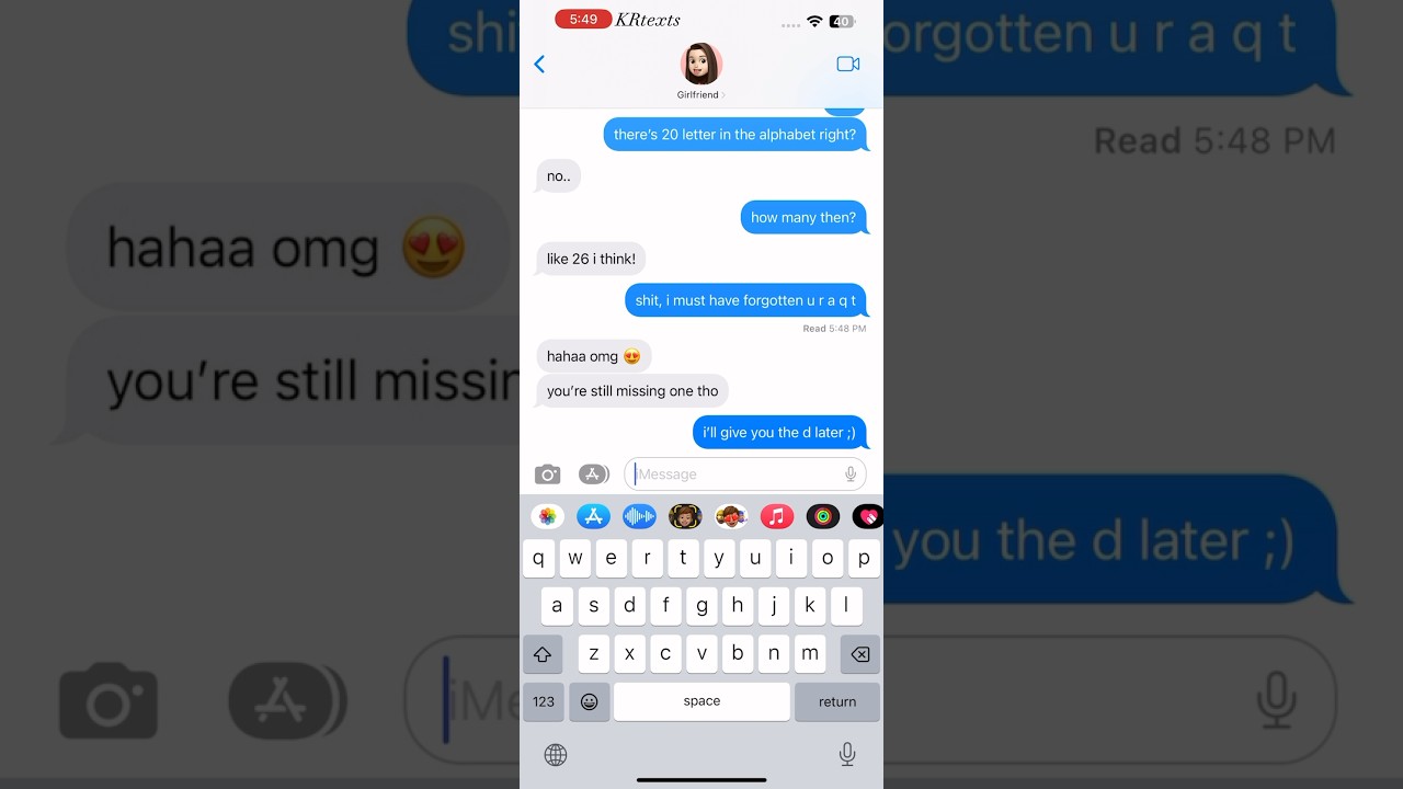 texting my girlfriend #gf #funnymoments