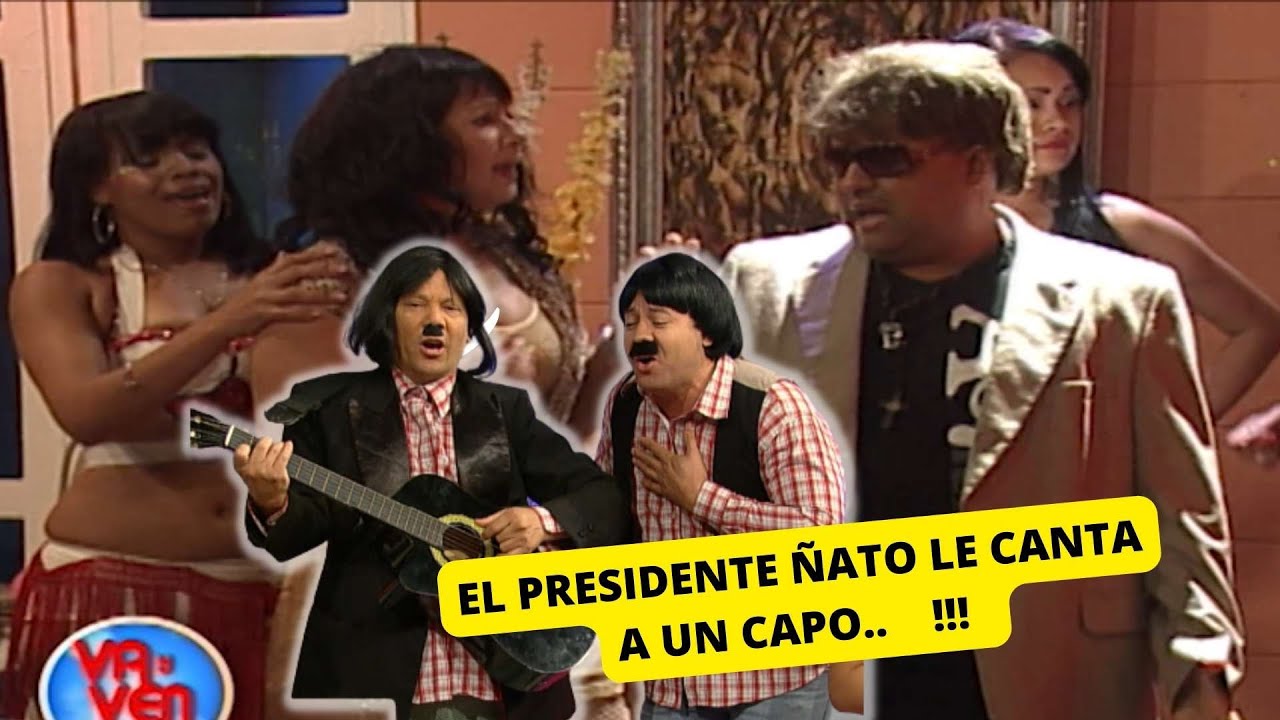 EL PRESIDENTE &Ntilde;ATO LE CANTA A UN CAPO . / PACO COMEDIA