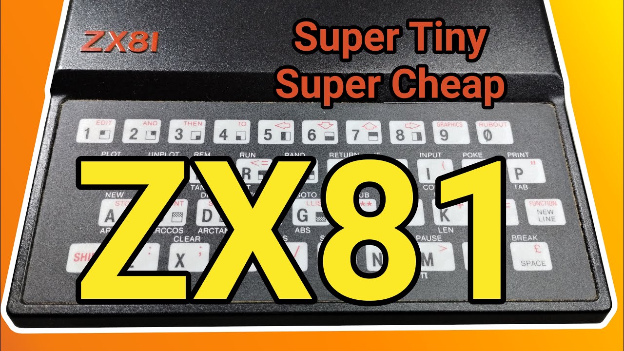 Давайте взглянем на Sinclair ZX81 (+композитный мод)
