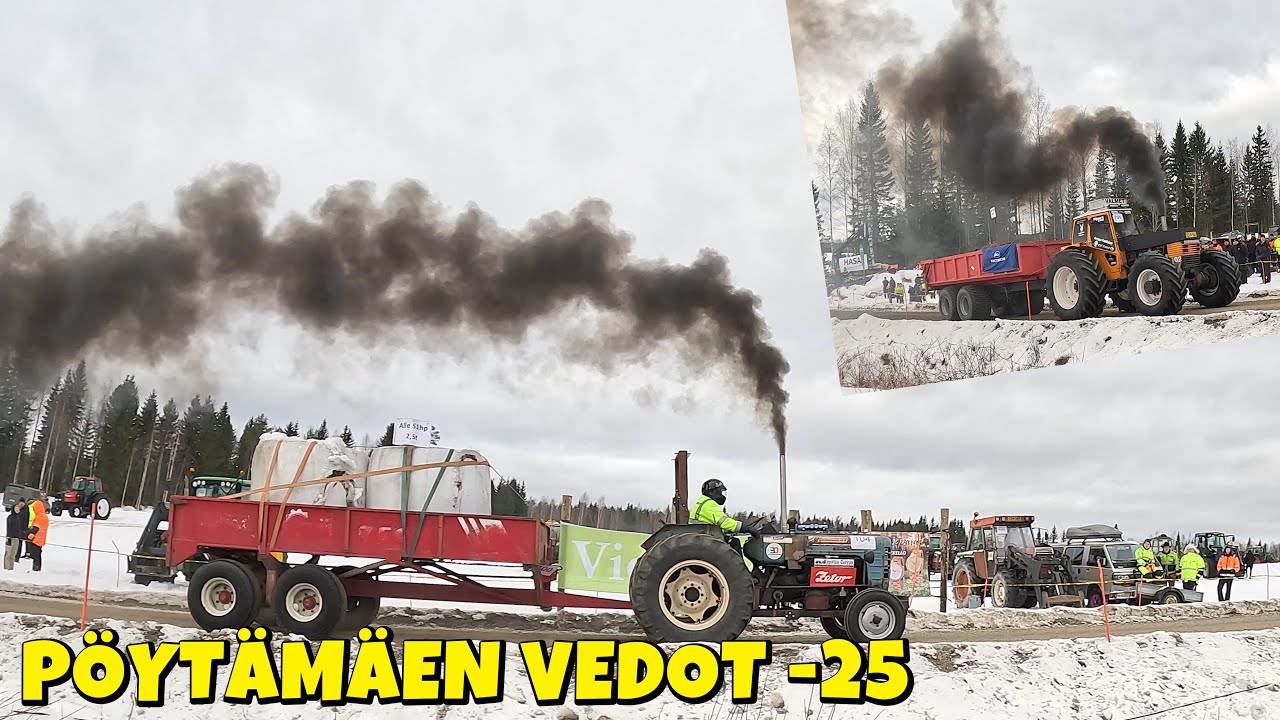 Traktorien Mäkivetokisa - Vieremä 15.3.2025