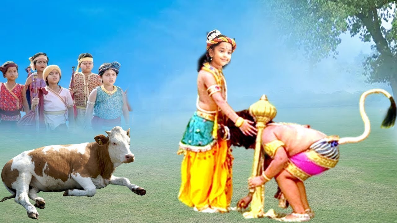 क्यों हनुमान जी ने बाल कान्हा का पैर छुये ? | यशोमती मैय्या के नंदलाला | Bal Krishan Leela