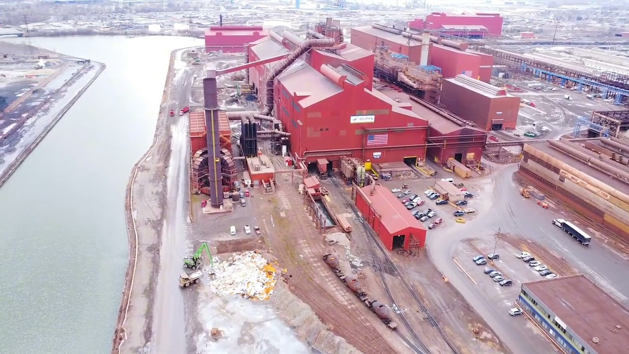 Rouge Steel, old Ford Dearborn steel plant. Now owned by AK Steel.