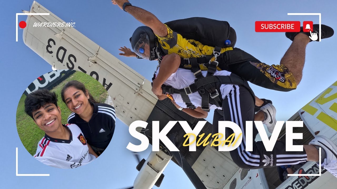 SKY DIVING 🪂 | Dubai | life time experience | 