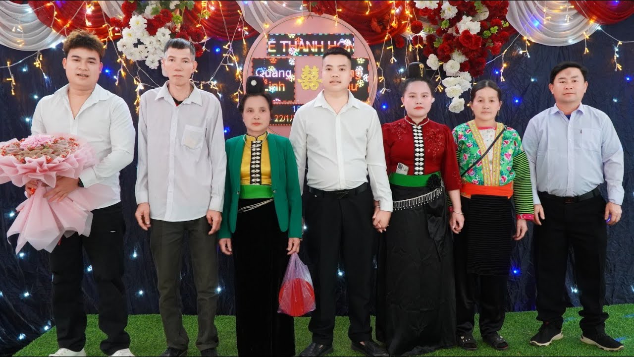 TOÀNG CẢNH TIỆC CƯỚI(CÔ DÂU VÀNG THƯ & QUÀNG LINH) BẢN NÀ NHẠN XÃ MƯỜNG PHĂNG ĐB