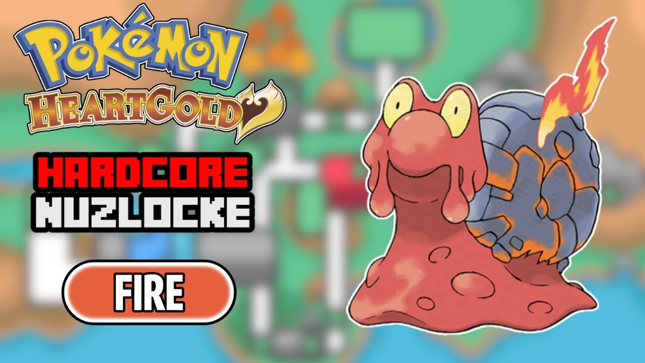 Pokemon HeartGold Hardcore Nuzlocke - FIRE Only (NO Items, NO Overleveling)