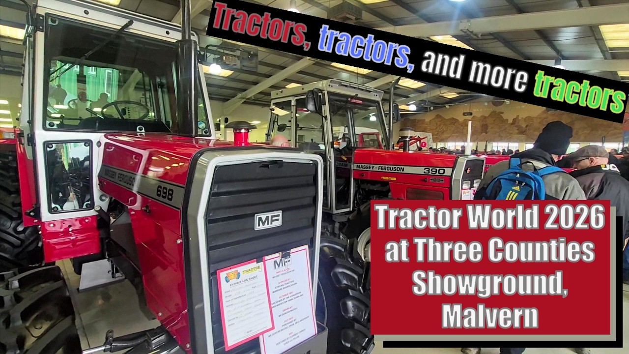 Tractor World 2026: MASSIVE Auction & Rare Ferguson Displays! | Malvern Three Counties Showground