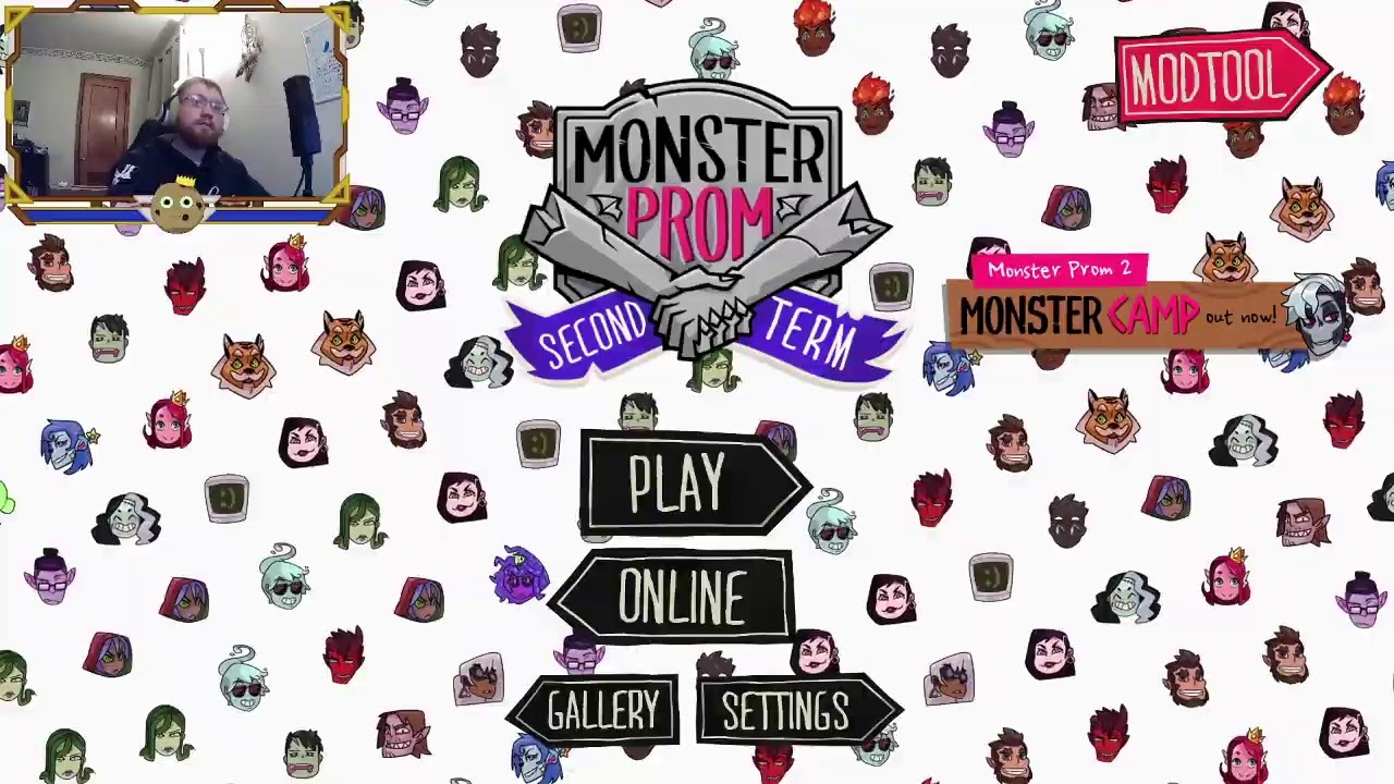 First time playing some Monster Prom second semester with the friends come join!