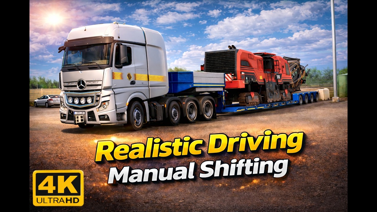 EuroTruck Simulator 2 | Relaxing Driving with manual Shifting | HORI TRUCK SYSTEM