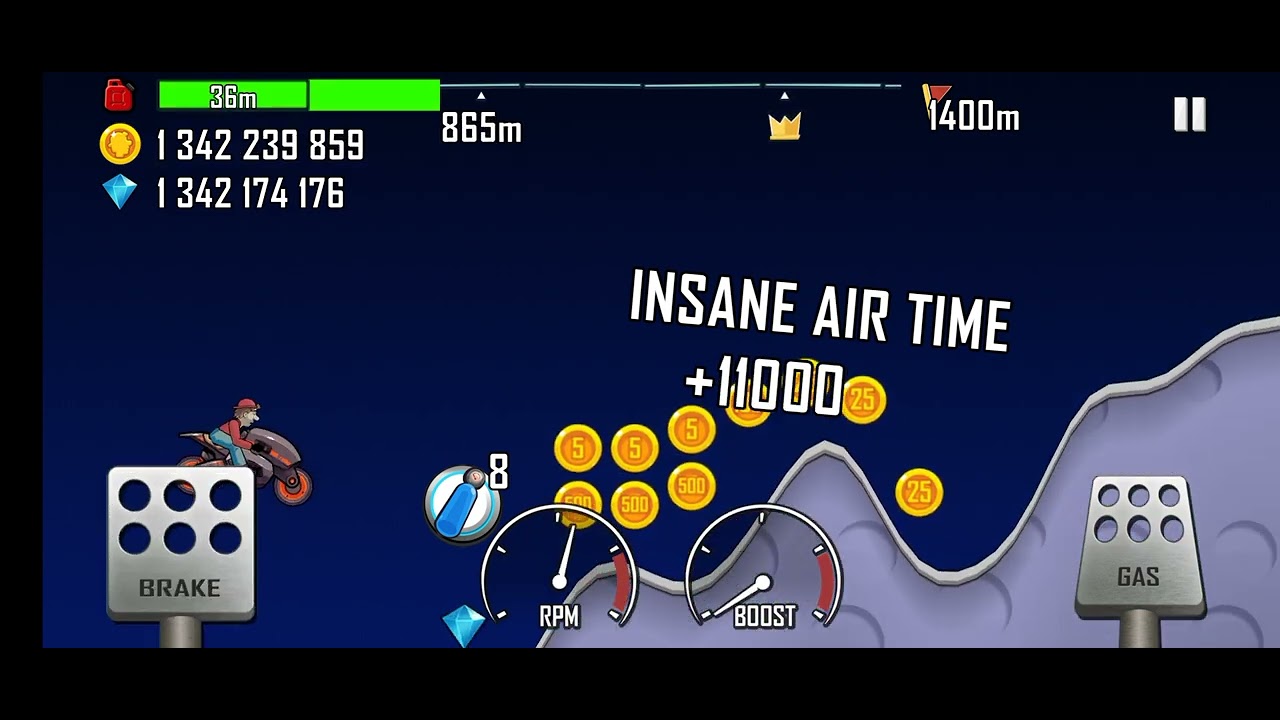 Hill Climb Racing Mon Map First bike 🏍 😳 Fom 2.5+Cover In Mon Map First bike 🏍 😳 | Ep-02 | #viral #s