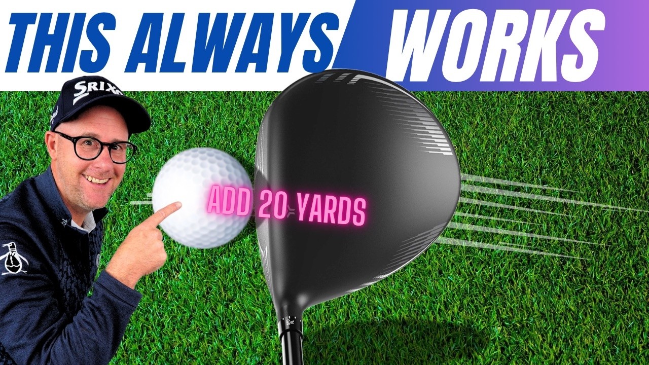 How To Hit  Up With The Driver For More Distance - Simple Golf Swing Cheat