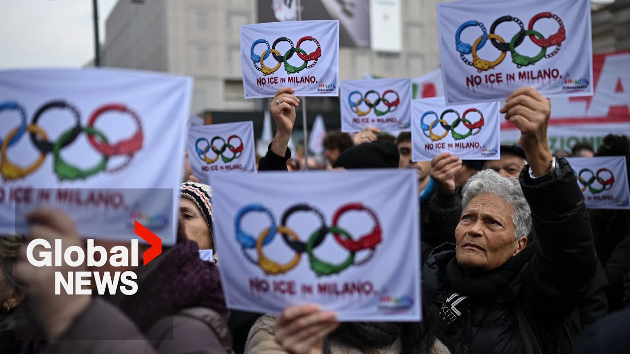 Team USA Olympians, protesters speak out against ICE presence in Milan