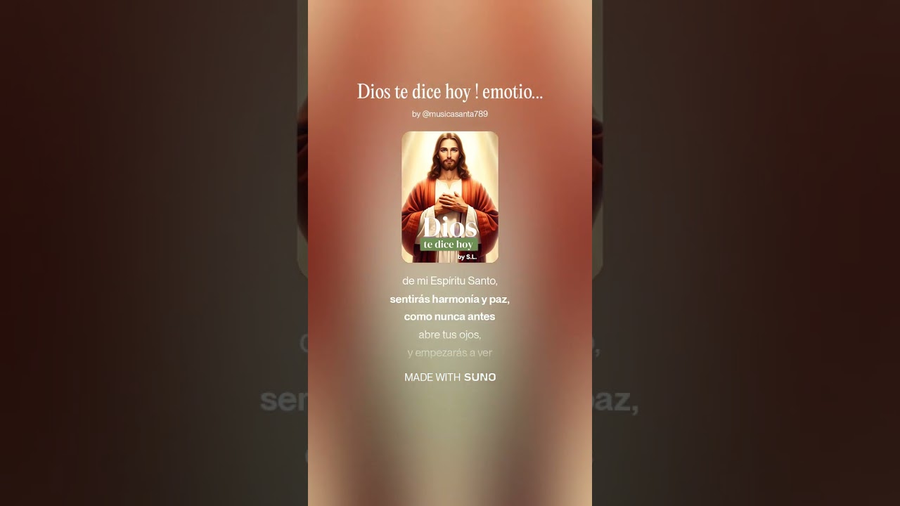 Dios te dice hoy ! emotional deep piank chill house by S.L.