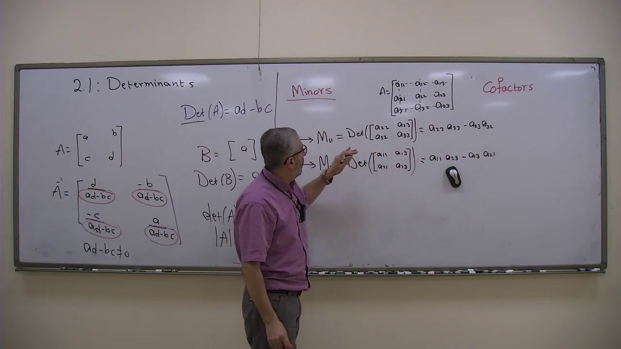 Lecture one on Determinants