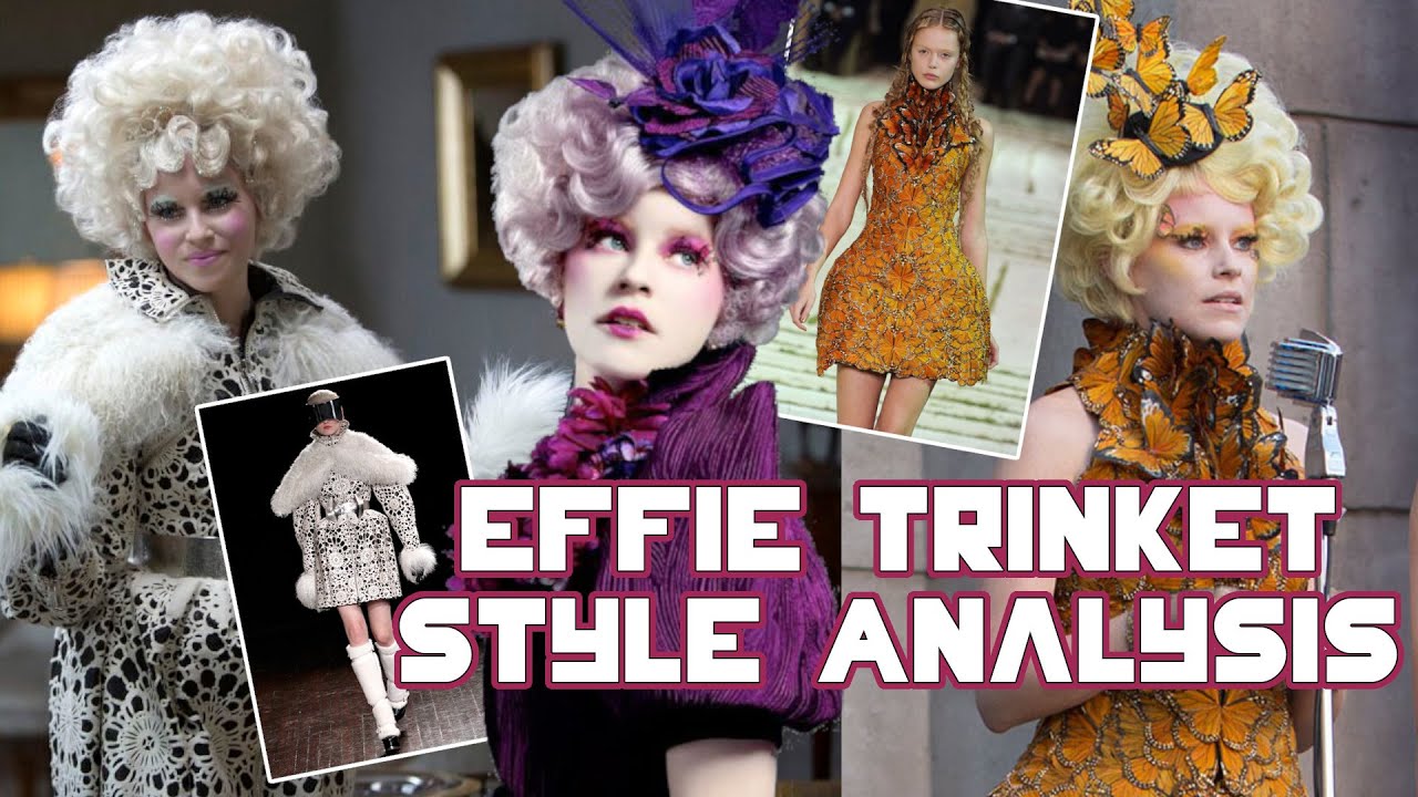 analyzing effie trinket’s outfits in the hunger games 🎀🥀🦋