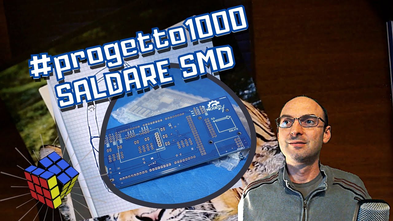 Saldare SMD con saldatore a stagno, Shield P1000 di Progetto1000
