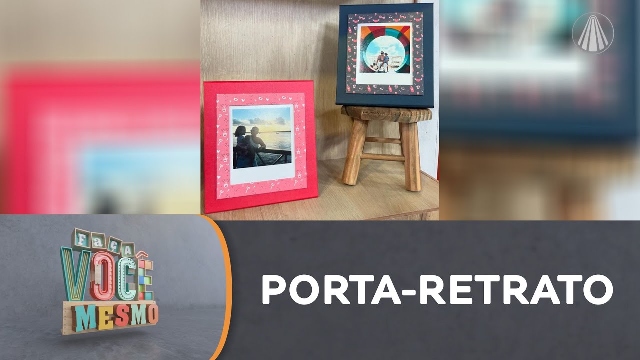 Colecione bons momentos: aprenda a fazer um criativo porta-retrato cartonado