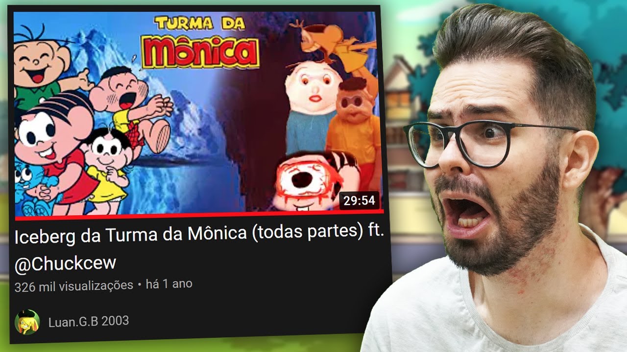 Pai Troll reagindo ao ICEBERG DA TURMA DA MÔNICA
