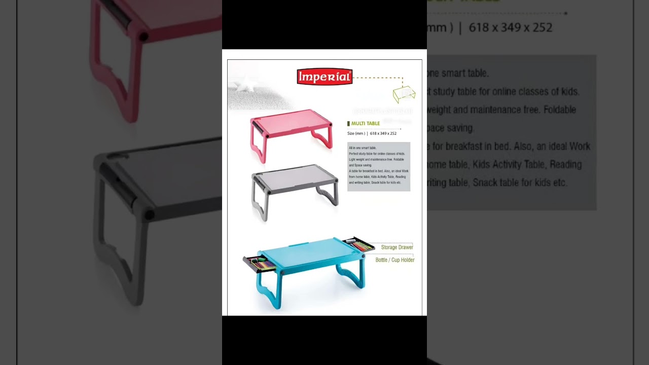 Right Multi Table is available at Bhagat Plastics, Lucknow.