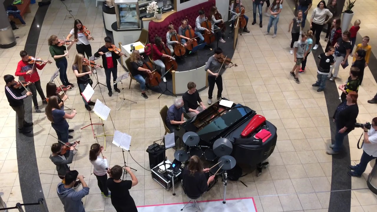 Generalprobe Flashmob