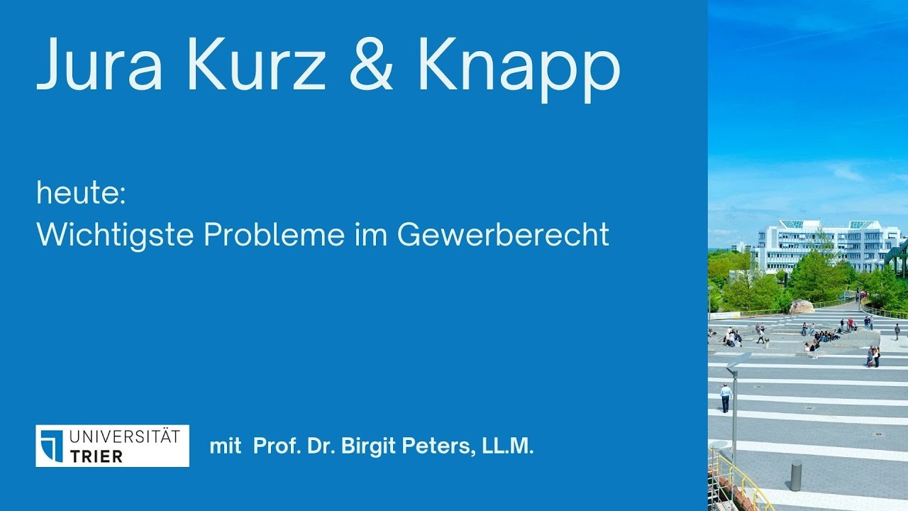 Jura Kurz & Knapp - Gewerberecht