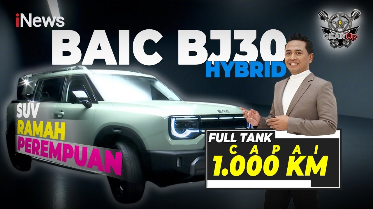 BAIC BJ30 Hybrid, SUV Canggih, Pintu Bisa Buka Sendiri Tanpa Disentuh | Gear Up
