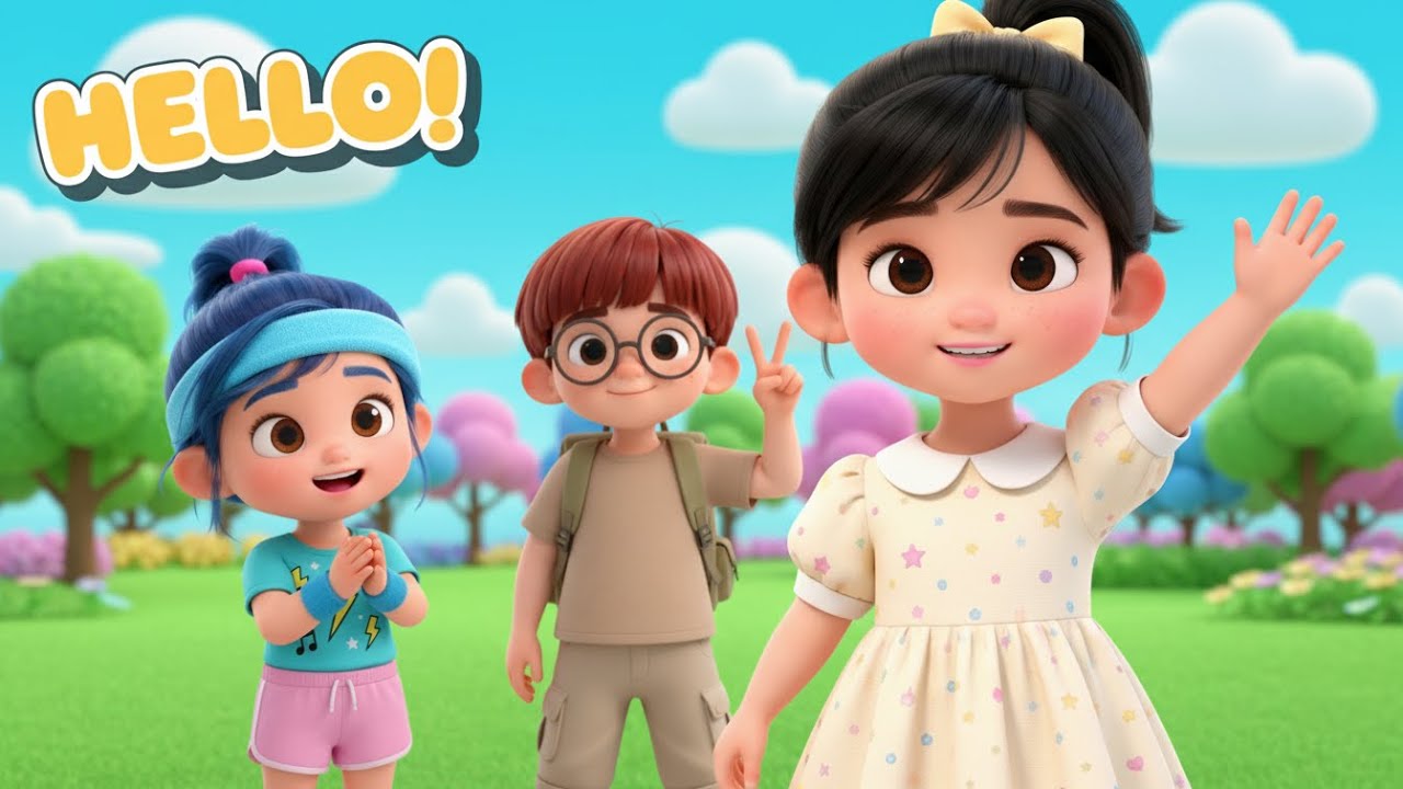 Hello Song for Kids | Greeting Song (Clap & Wave!) | Sula Channel