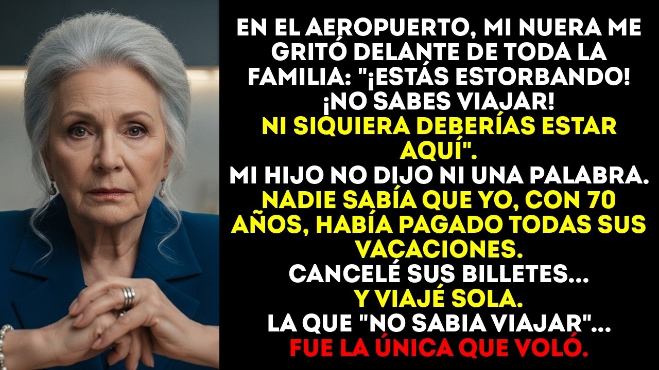 Synowa krzyknęła na lotnisku: "Nie powinnaś tu być!" Moja reakcja ją zszokowała