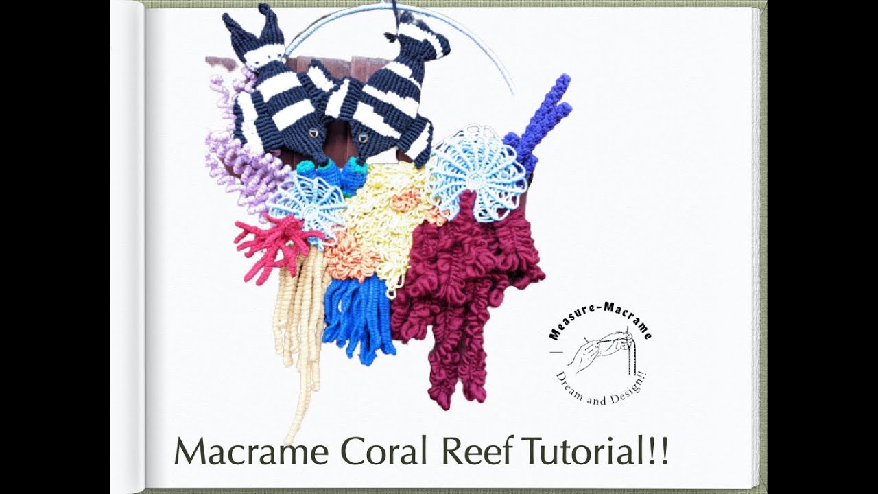 Macrame Sea Grass(coral)!!