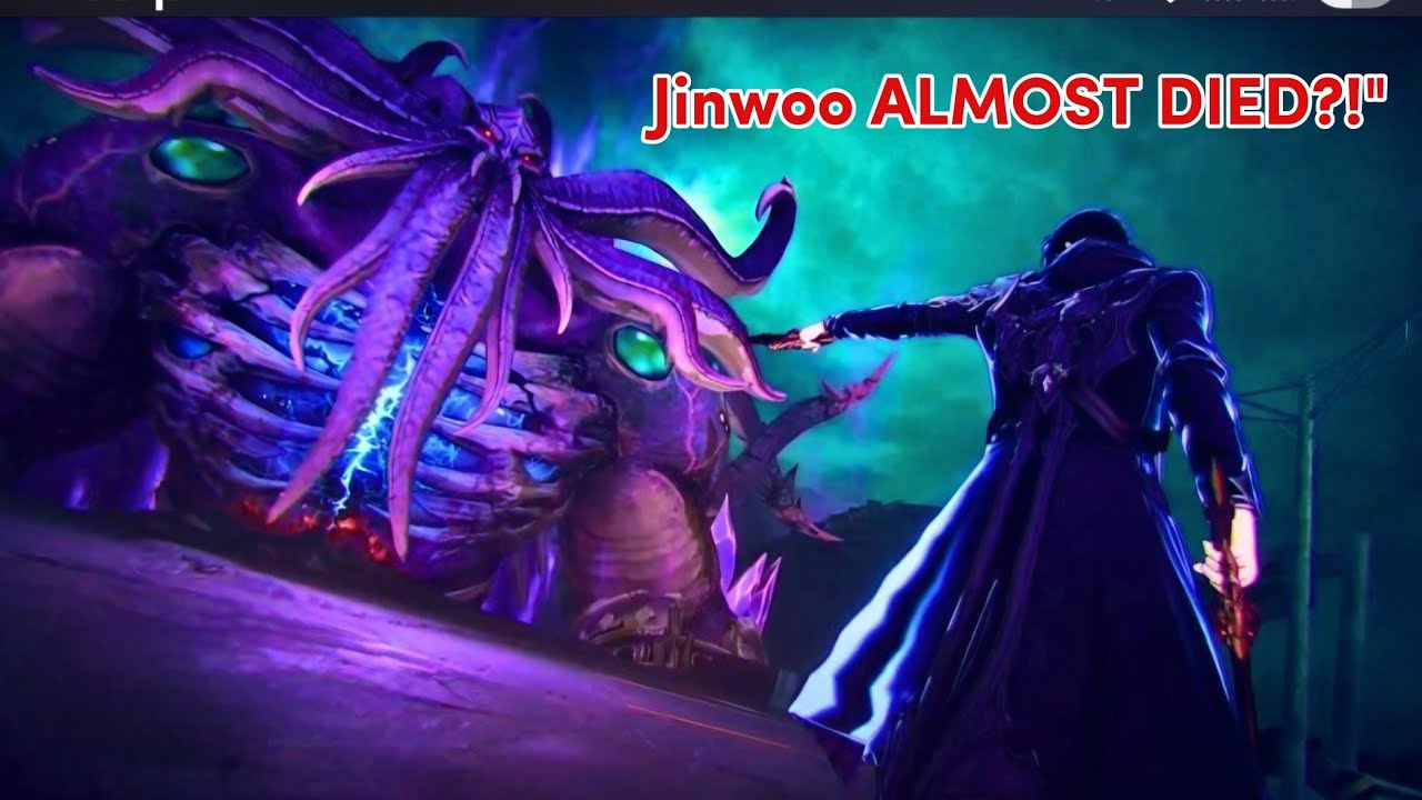 Cthulhu Almost Killed Jinwoo! 3 Min Insane Boss Fight | Solo Leveling Arise #sololeveling #jinwoo 