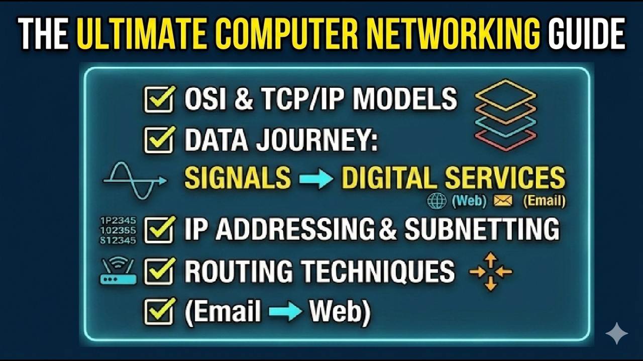 Best way to start learning networking | A comprehensive guide on computer networking