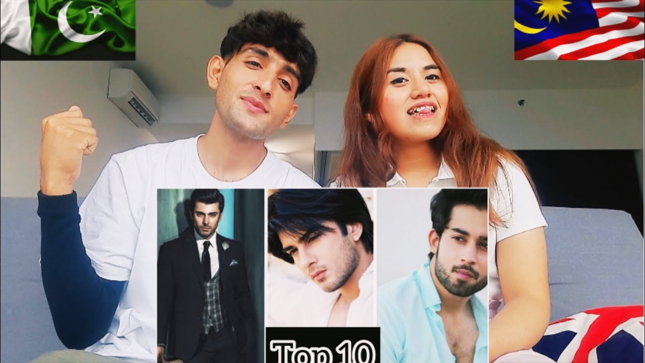 Malaysian girl reaction to top ten most handsome actor of Pakistan🇵🇰