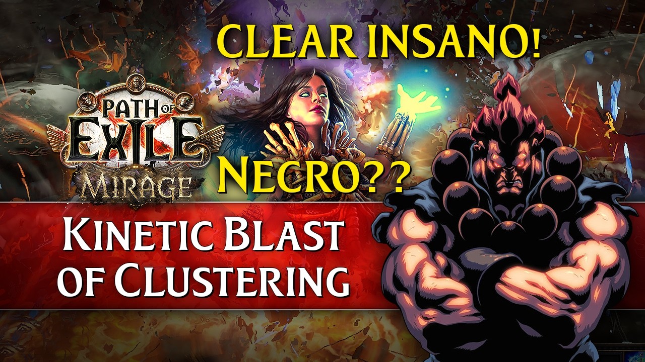 Path of Exile 3.28 – Mirage – Kinetic Blast of Clustering Necromancer | Guia de Build ENDGAME