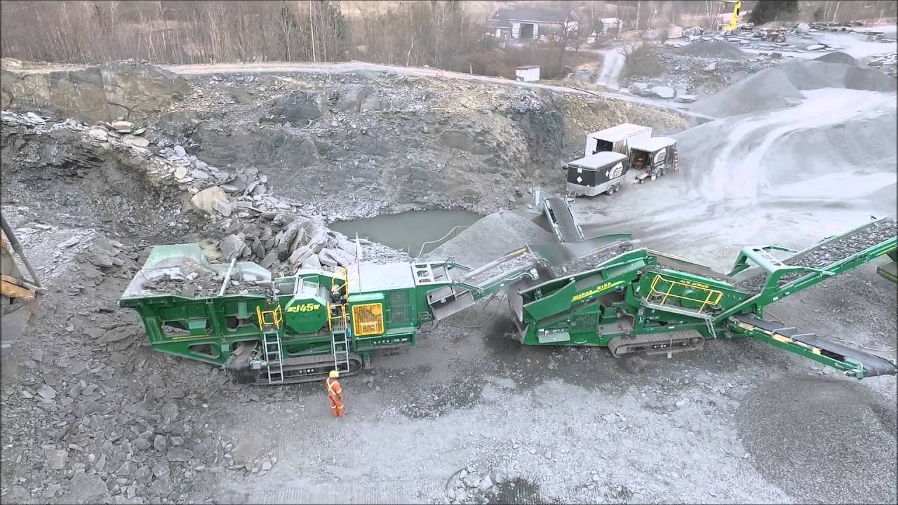 McCloskey J45 - C44 - R155 - R230 / Systeme de concassage - Crushing system
