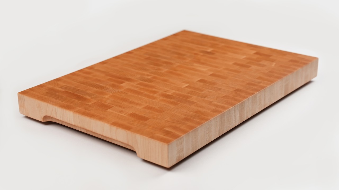 Making a maple end grain cutting board