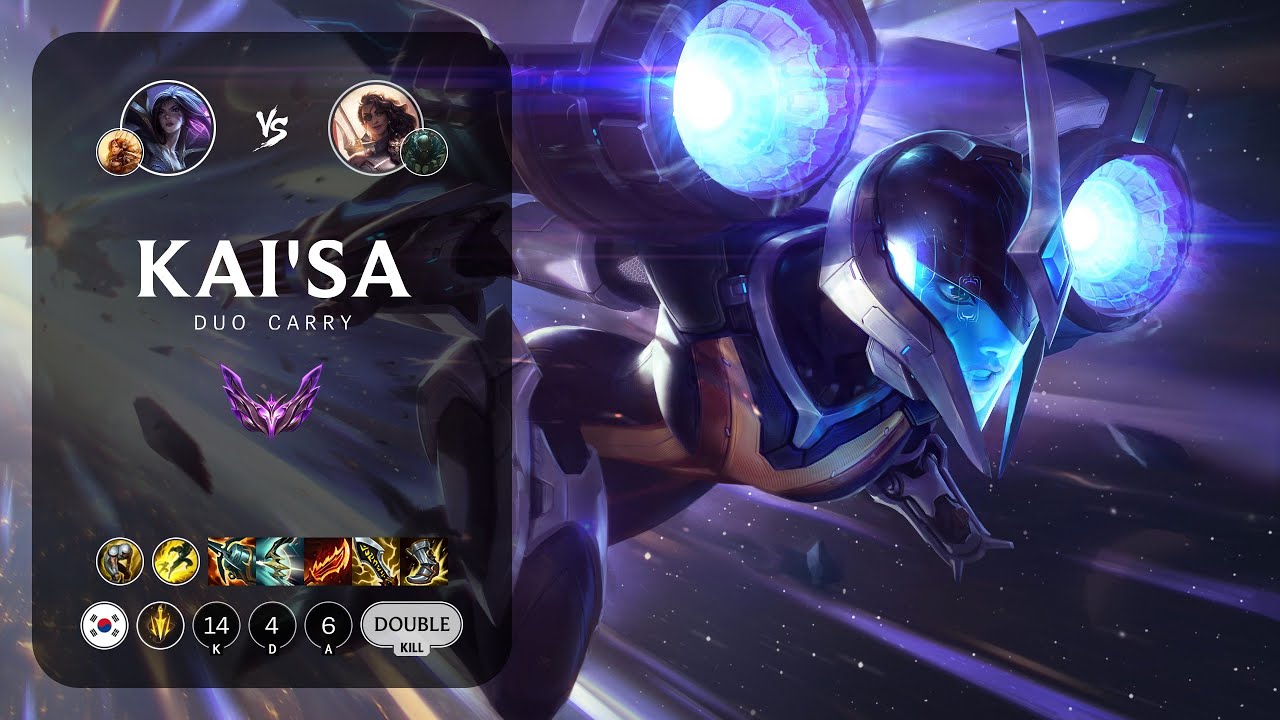 Kai'Sa ADC vs Samira - KR Master Patch 14.1
