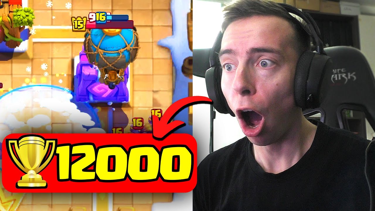 Dal Som 12 000 TROFEJÍ! - Clash Royale